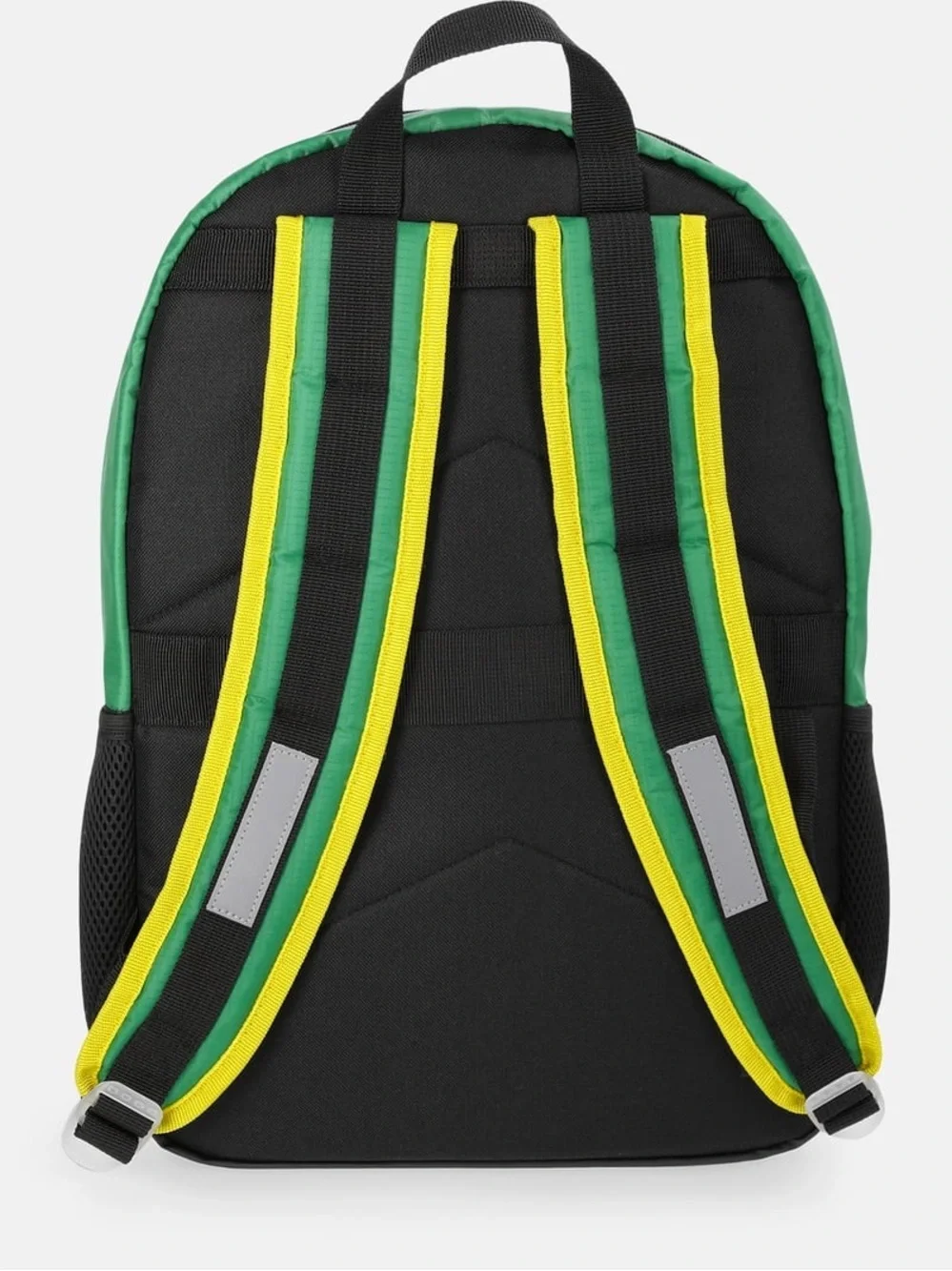 Kids Basketball Court Backpack with Smiley Basketball Front - Green/Orange W
